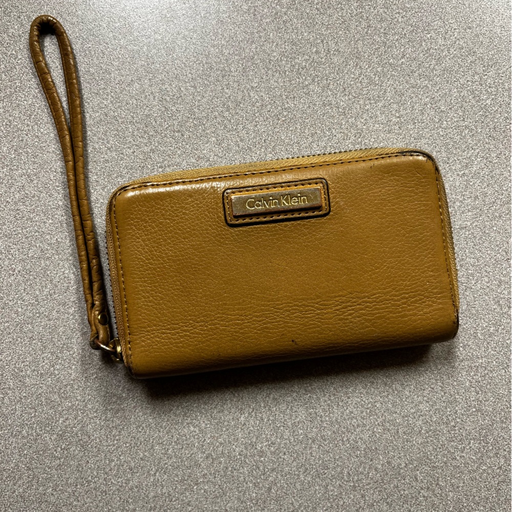 Tan Calvin Klein Wallet